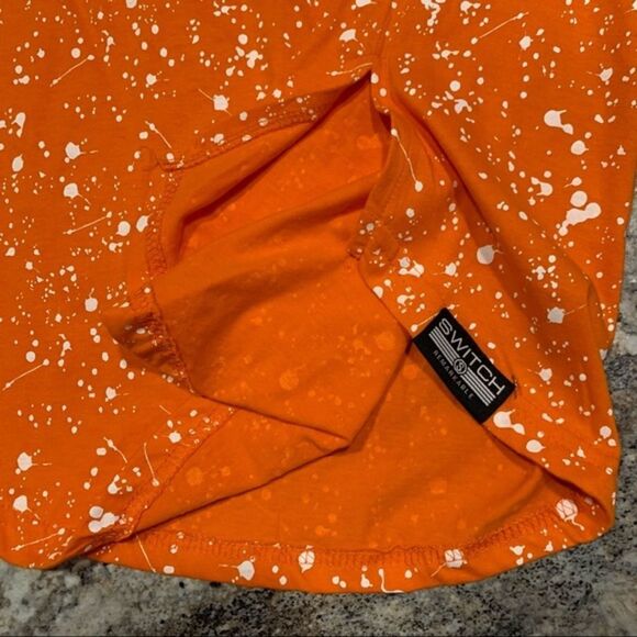 NWT Switch Remarkable slash bull head orange black shirt - Picture 4 of 7